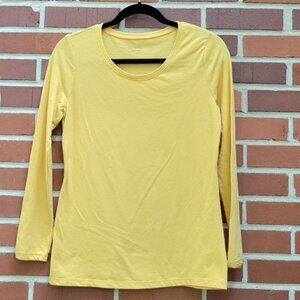 No Boundaries - Gold Women's Long Sleeve T-Shirt - Size L